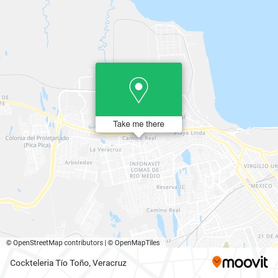 Mapa de Cockteleria Tío Toño