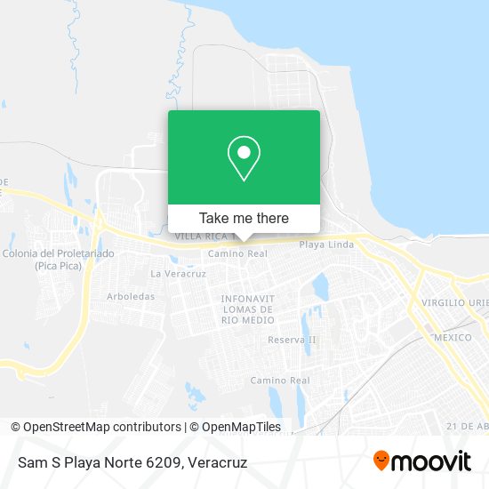 Mapa de Sam S Playa Norte 6209