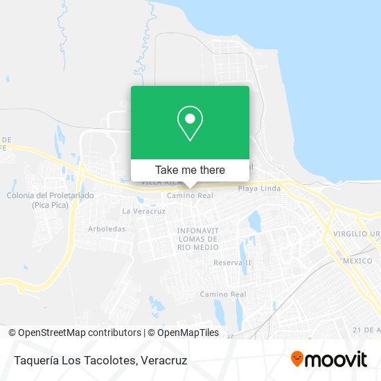 Mapa de Taquería Los Tacolotes