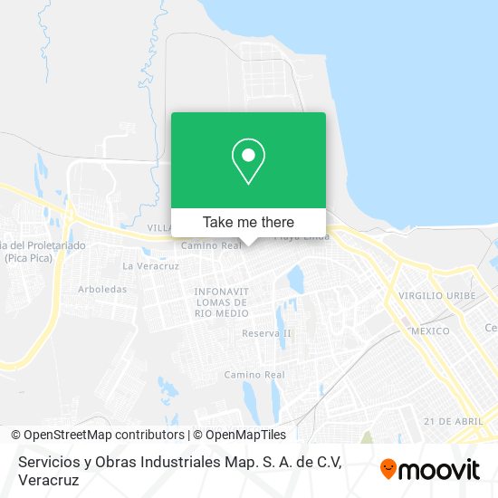 Servicios y Obras Industriales Map. S. A. de C.V map