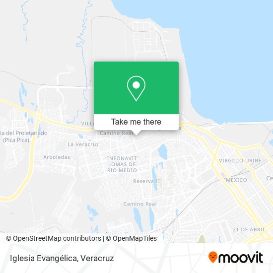 Mapa de Iglesia Evangélica