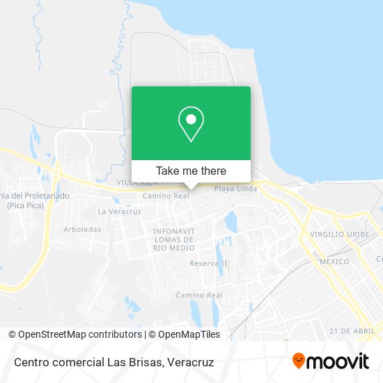 Centro comercial Las Brisas map