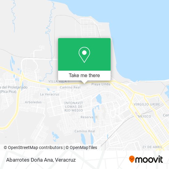 Abarrotes Doña Ana map