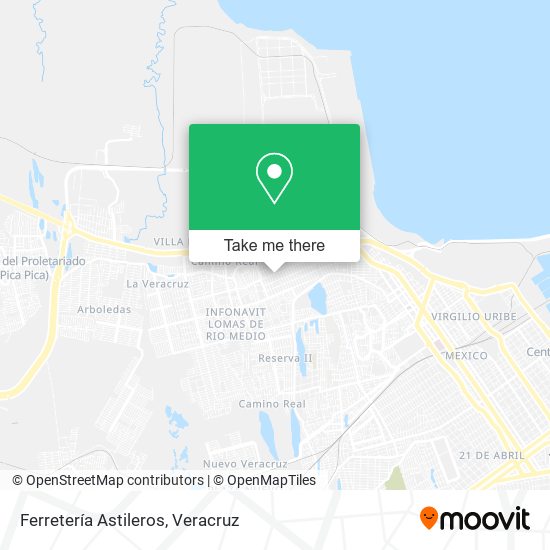 Mapa de Ferretería Astileros