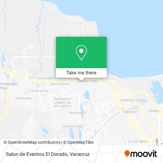 Salon de Eventos El Dorado map