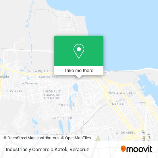 Industrias y Comercio Katok map