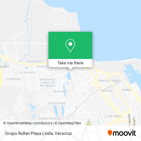 Grupo Rullan Playa Linda map