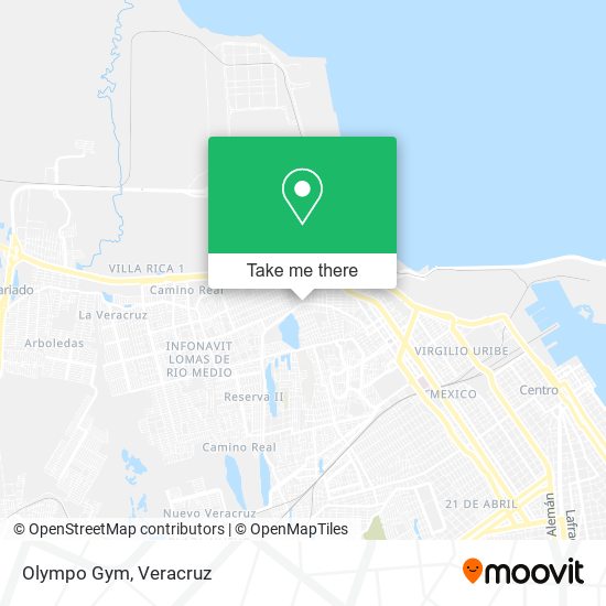 Mapa de Olympo Gym