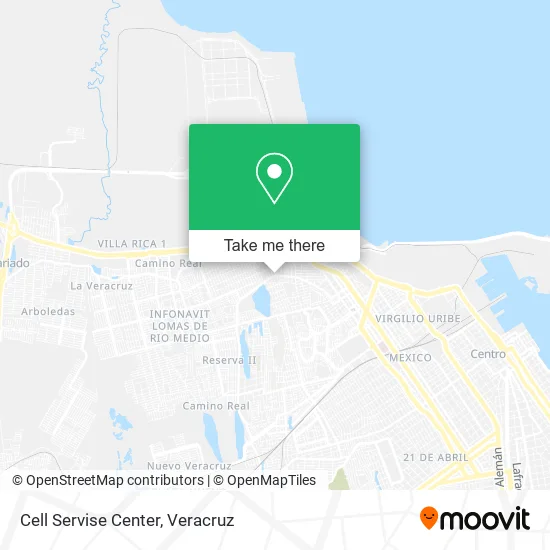 Cell Servise Center map