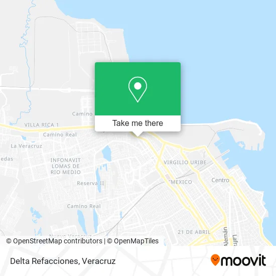 Mapa de Delta Refacciones