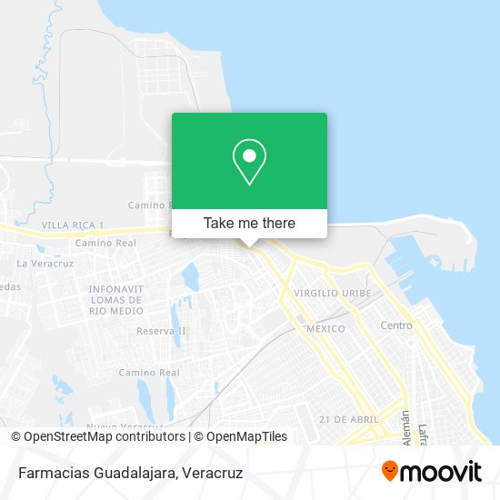 Farmacias Guadalajara map