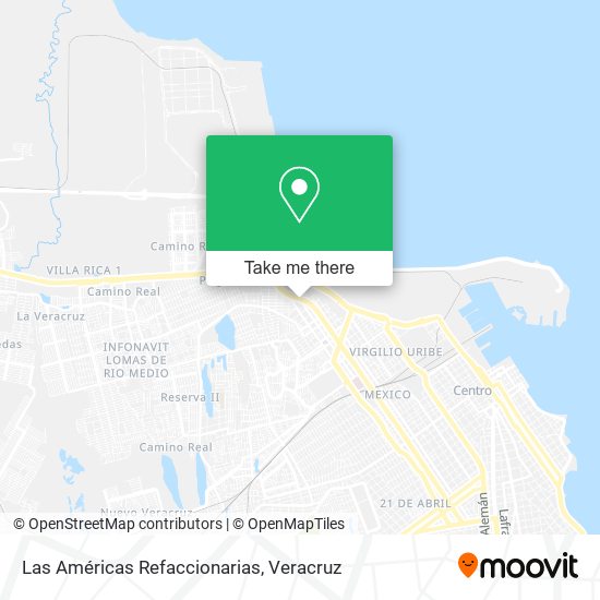 Las Américas Refaccionarias map