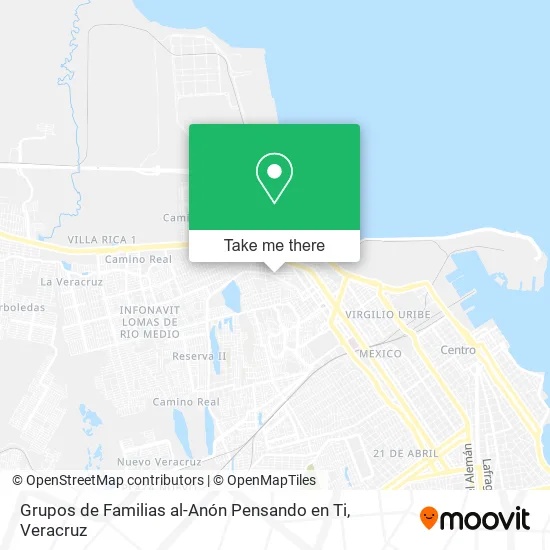 Grupos de Familias al-Anón Pensando en Ti map