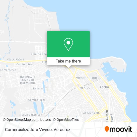 Comercializadora Viveco map