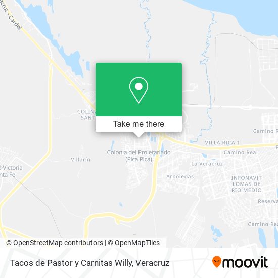 Tacos de Pastor y Carnitas Willy map