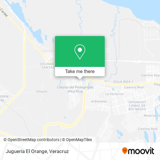 Juguería El Orange map