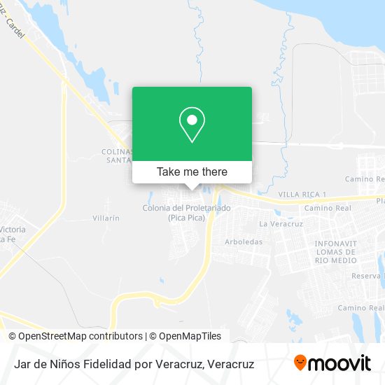 Mapa de Jar de Niños Fidelidad por Veracruz