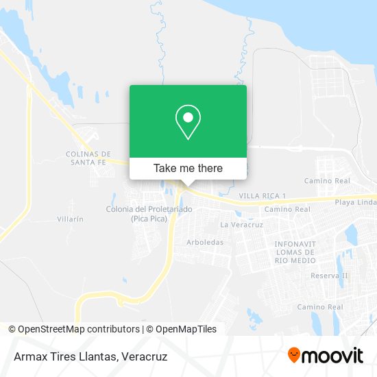 Mapa de Armax Tires Llantas