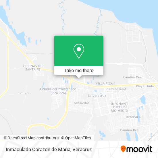 Inmaculada Corazón de María map