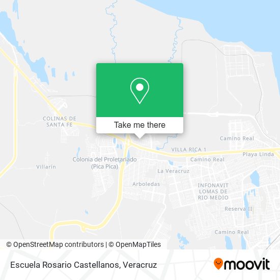 Escuela Rosario Castellanos map