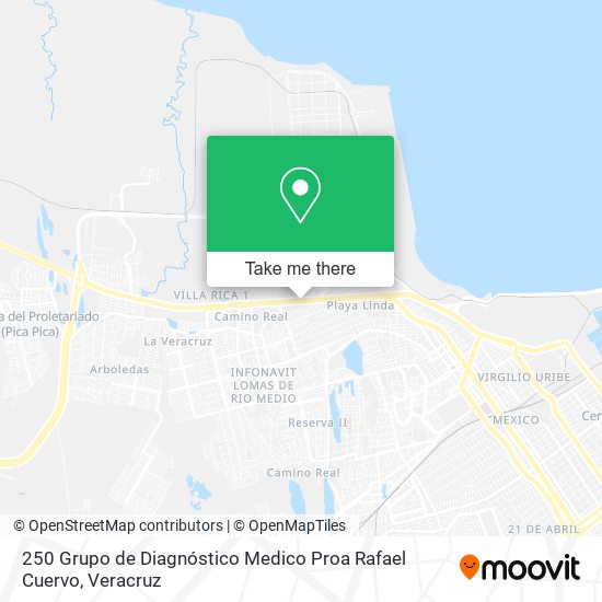 250 Grupo de Diagnóstico Medico Proa Rafael Cuervo map