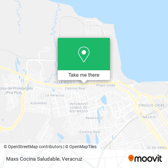 Maxs Cocina Saludable map