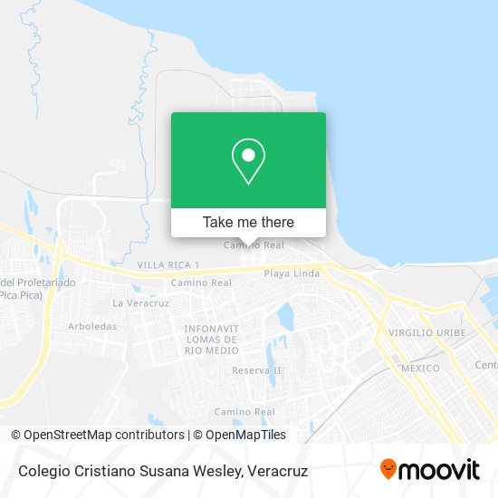 Mapa de Colegio Cristiano Susana Wesley