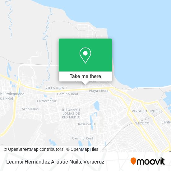 Leamsi Hernández Artistic Nails map