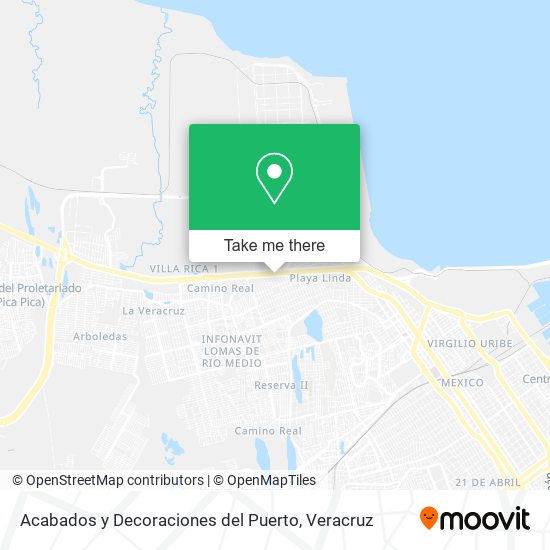 Acabados y Decoraciones del Puerto map