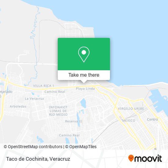 Taco de Cochinita map