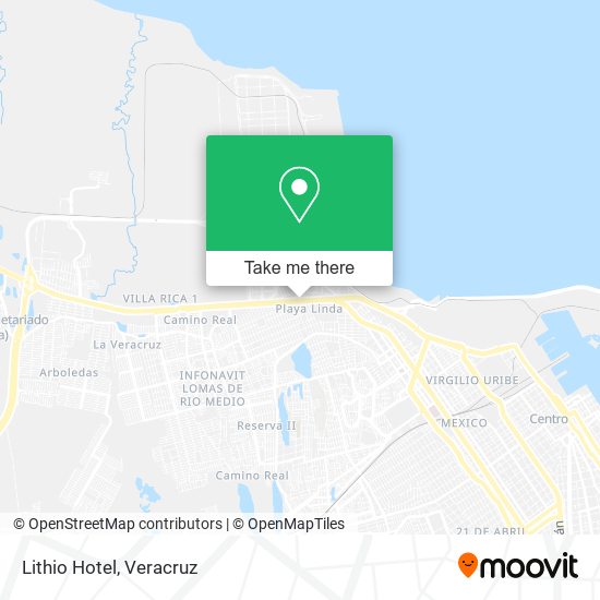 Lithio Hotel map