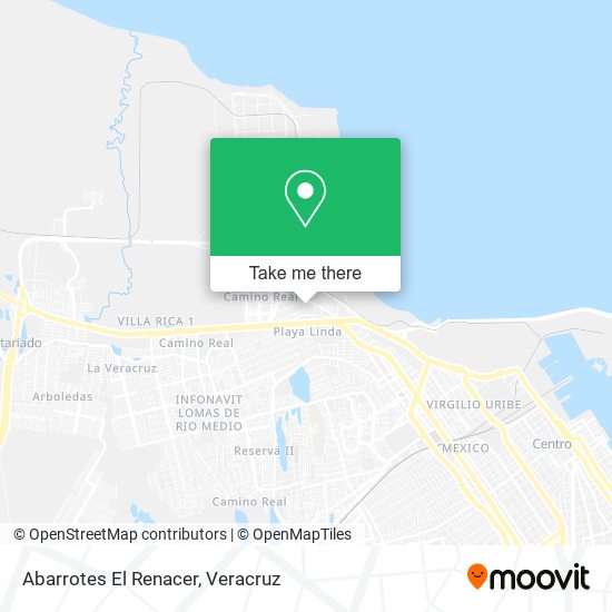 Mapa de Abarrotes El Renacer