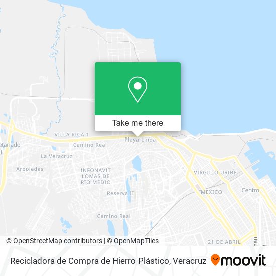 Mapa de Recicladora de Compra de Hierro Plástico