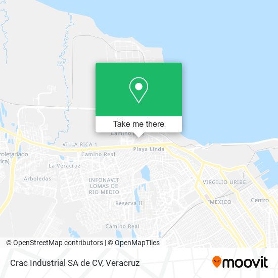 Crac Industrial SA de CV map