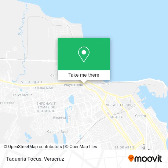 Taquería Focus map