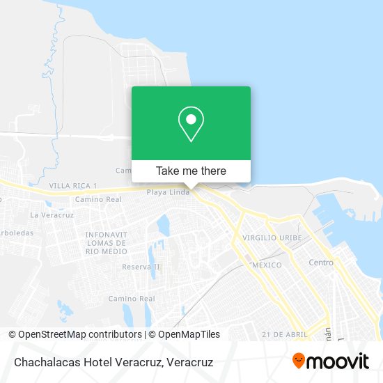 Chachalacas Hotel Veracruz map