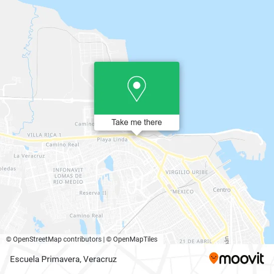 Escuela Primavera map