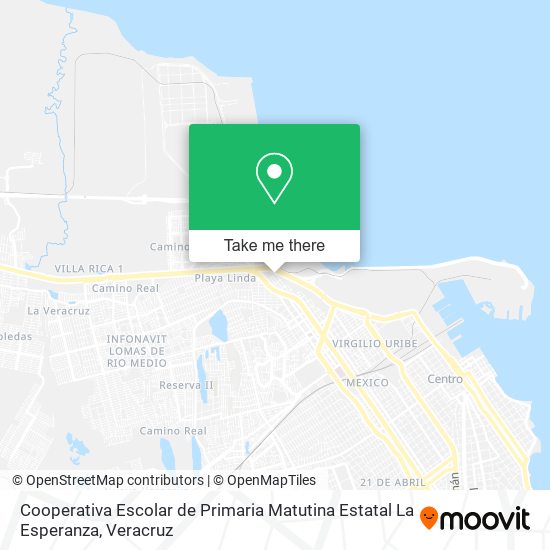 Cooperativa Escolar de Primaria Matutina Estatal La Esperanza map