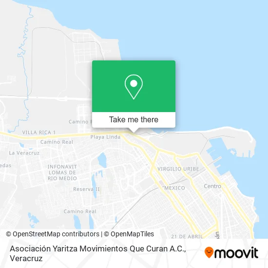 Asociación Yaritza Movimientos Que Curan A.C. map