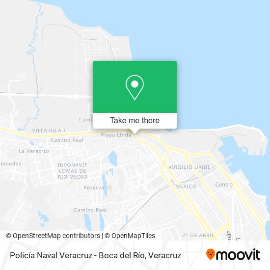 Policía Naval Veracruz - Boca del Río map