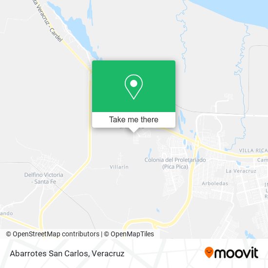 Mapa de Abarrotes San Carlos