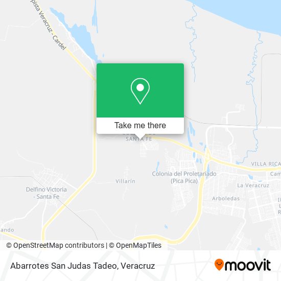 Abarrotes San Judas Tadeo map
