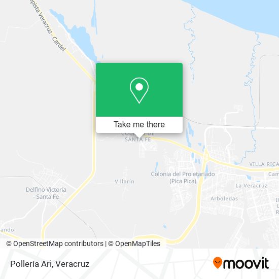Mapa de Pollería Ari