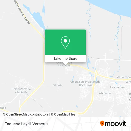 Mapa de Taquería Leydi