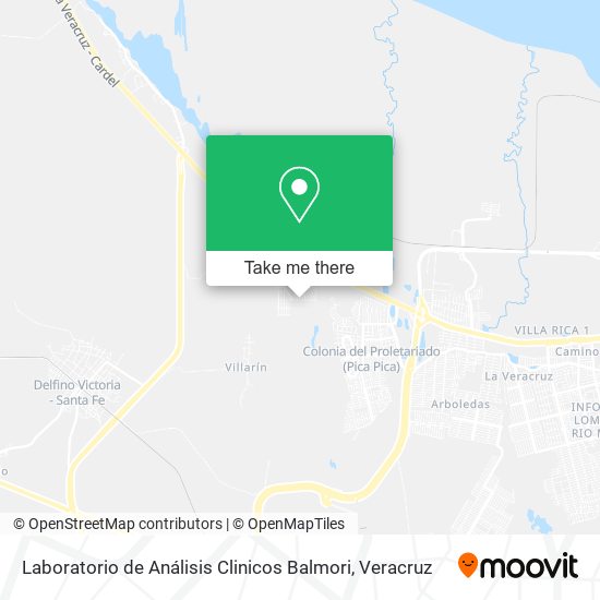 Laboratorio de Análisis Clinicos Balmori map