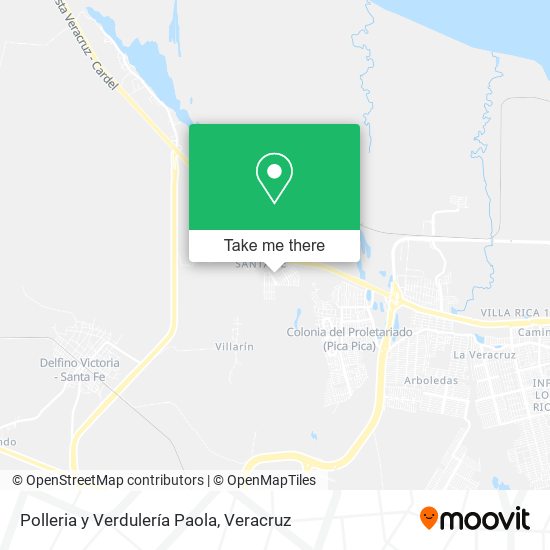 Mapa de Polleria y Verdulería Paola