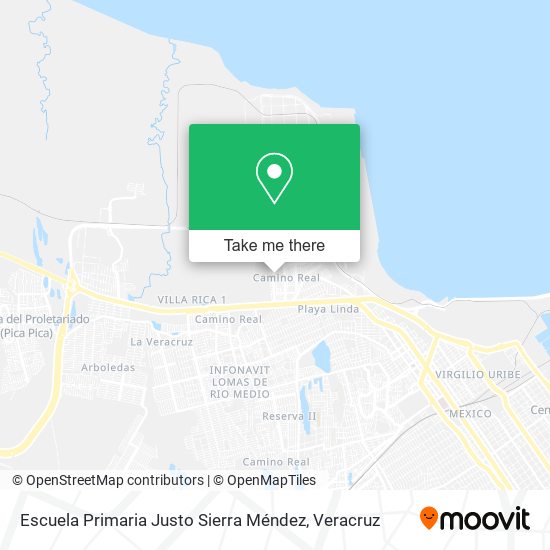 Escuela Primaria Justo Sierra Méndez map