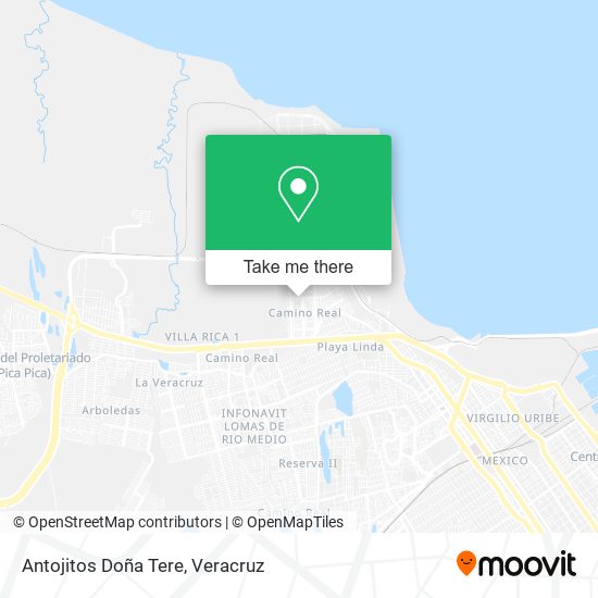 Antojitos Doña Tere map