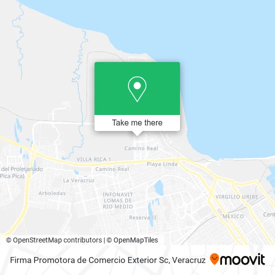 Firma Promotora de Comercio Exterior Sc map