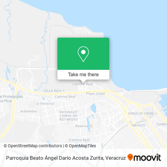 Mapa de Parroquia Beato Ángel Darío Acosta Zurita